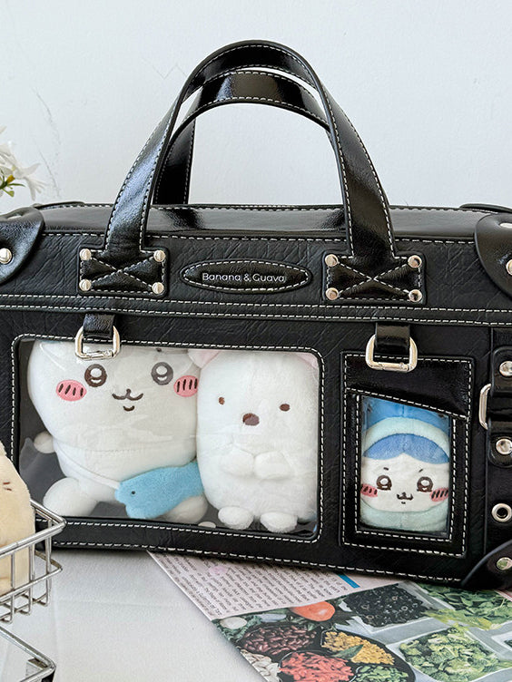 Suitcase Style Ita Bag with Detachable Display Pouch