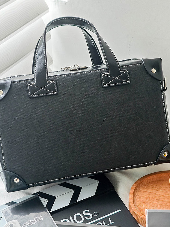 Suitcase Style Ita Bag with Detachable Display Pouch