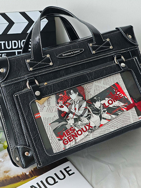 Suitcase Style Ita Bag with Detachable Display Pouch