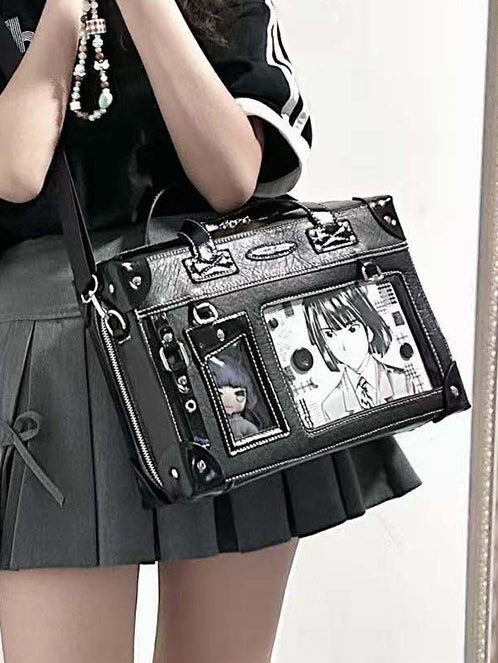 Suitcase Style Ita Bag with Detachable Display Pouch