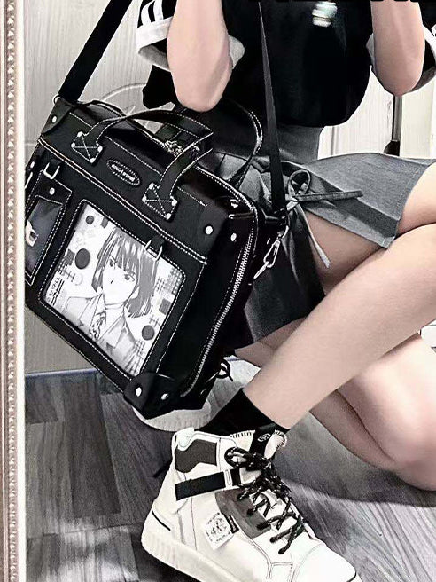 Suitcase Style Ita Bag with Detachable Display Pouch