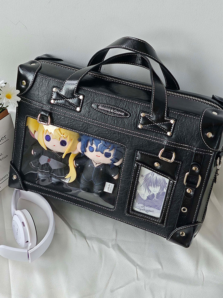 Suitcase Style Ita Bag with Detachable Display Pouch