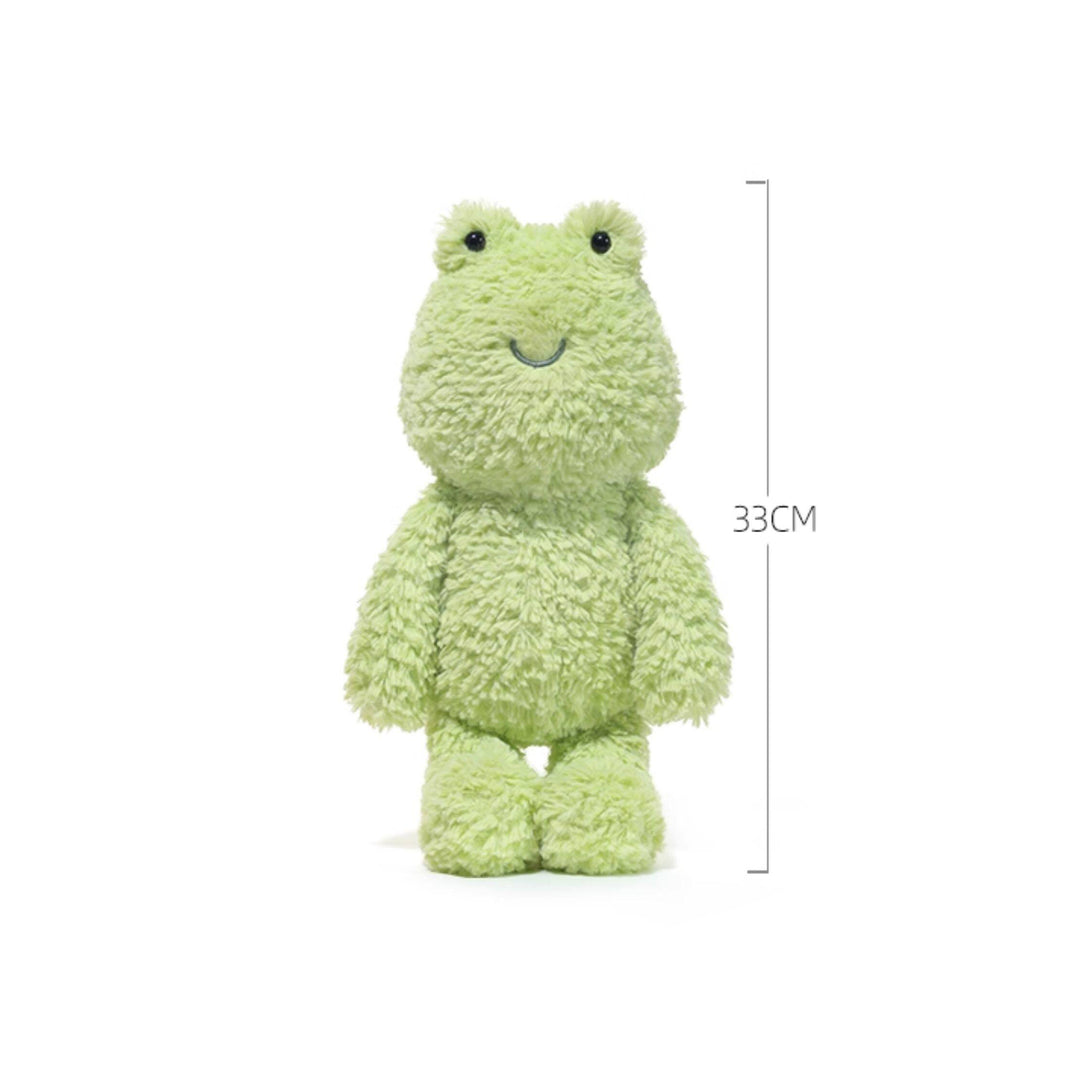 Fuzzy Frog Plush Toy