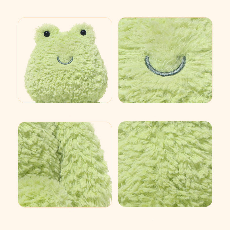 Fuzzy Frog Plush Toy