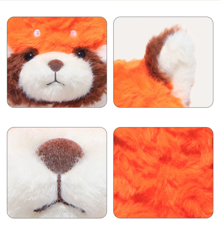 Sitting Red Panda Plush Toy