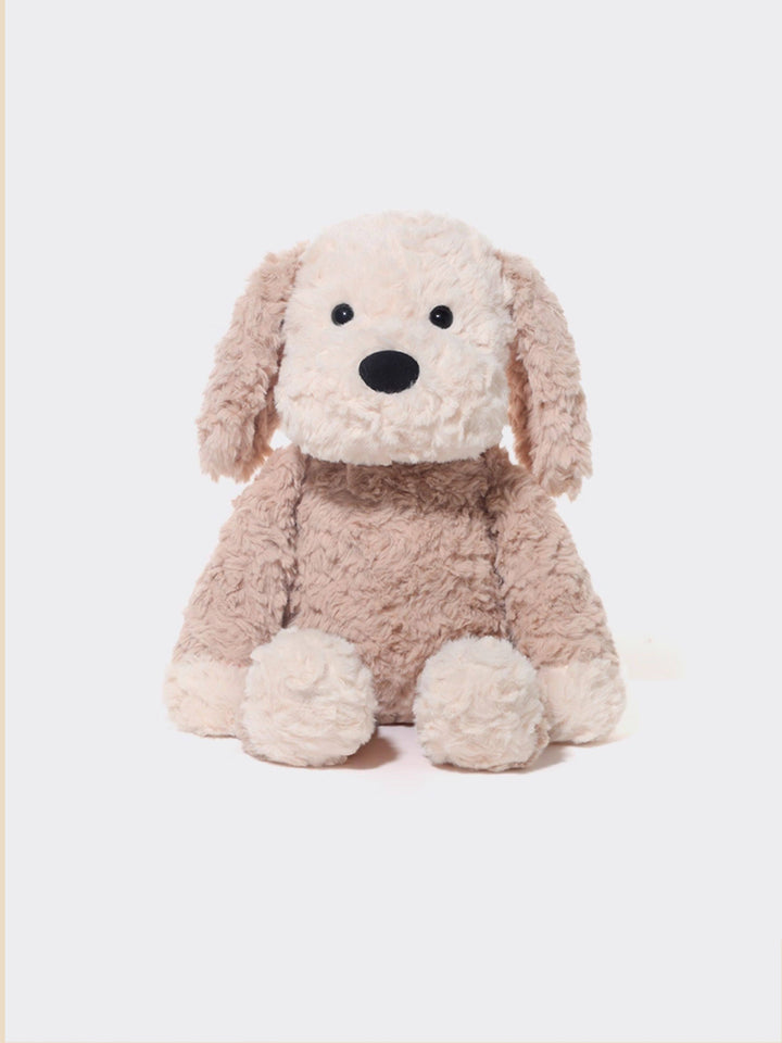 Two-Tone Maltese Dog Plush Toy