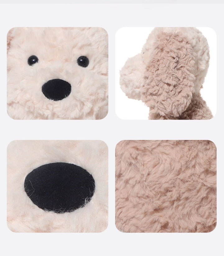 Two-Tone Maltese Dog Plush Toy