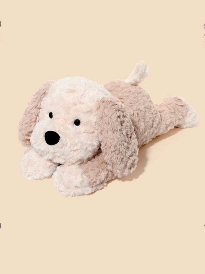 Two-Tone Maltese Dog Plush Toy