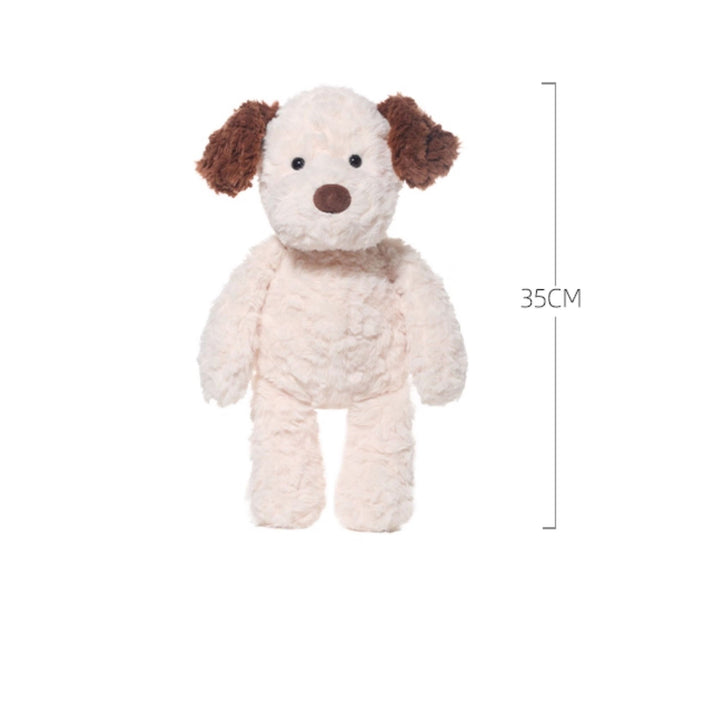 Brown-Ear Puppy Plush Toy