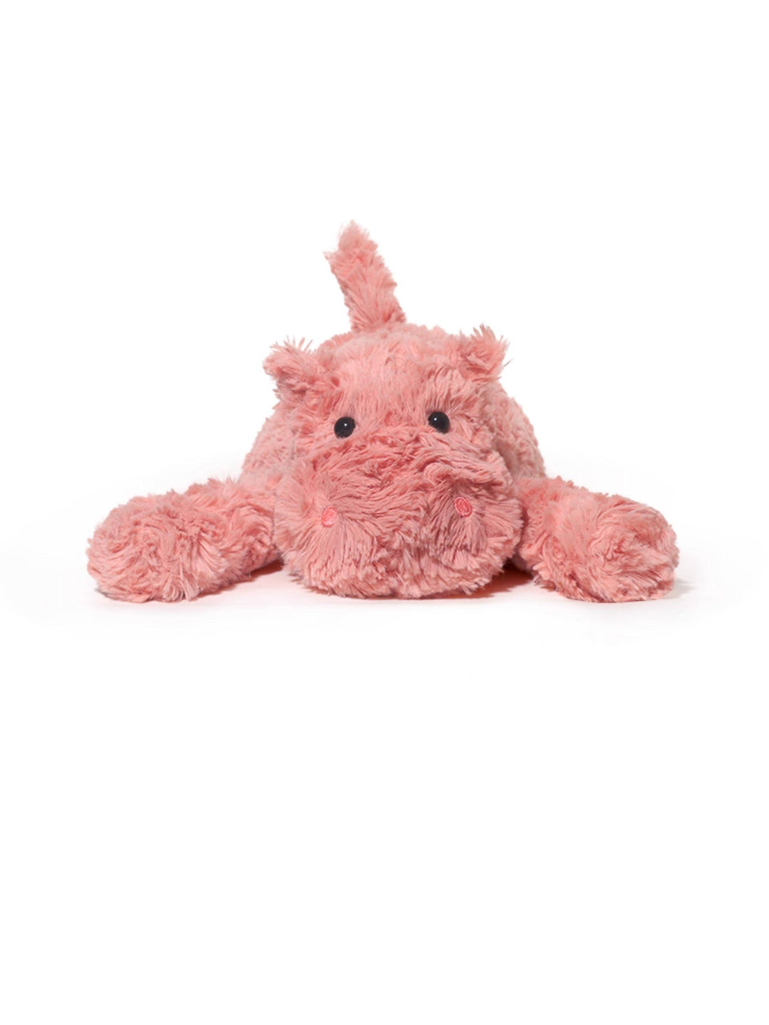 Lying Pink Hippo Plush Toy
