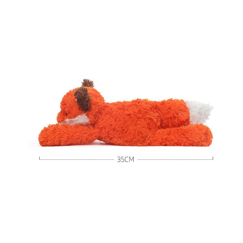 Lying Fox Plush Toy