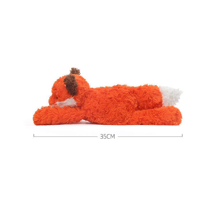 Lying Fox Plush Toy