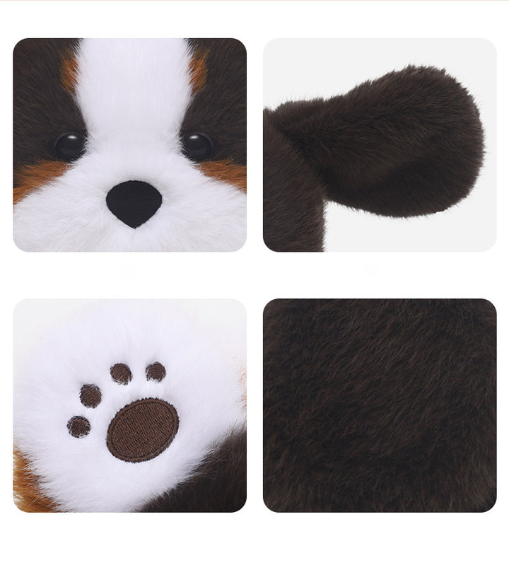 Lying Bernese Mountain Dog Plush Toy