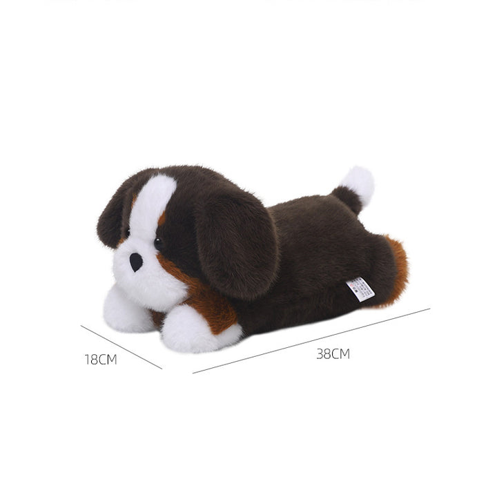 Lying Bernese Mountain Dog Plush Toy