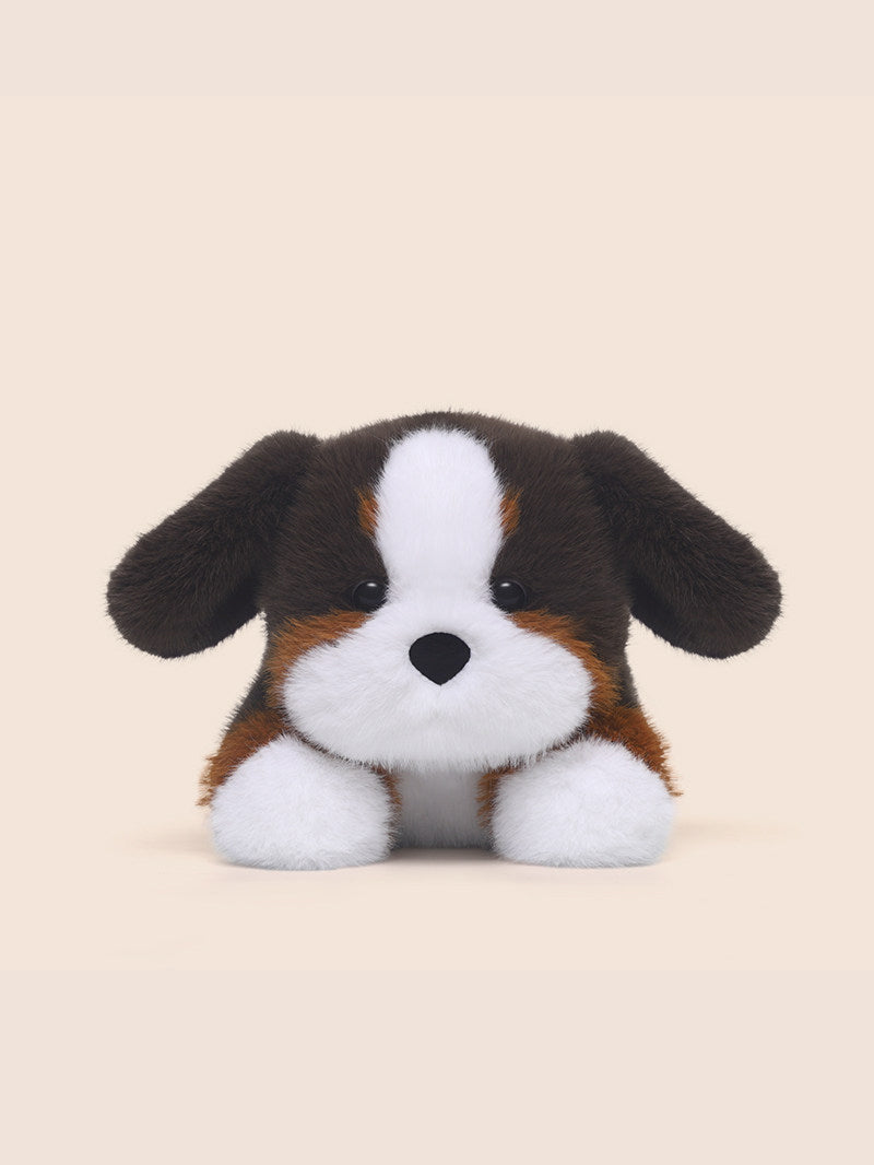 Lying Bernese Mountain Dog Plush Toy