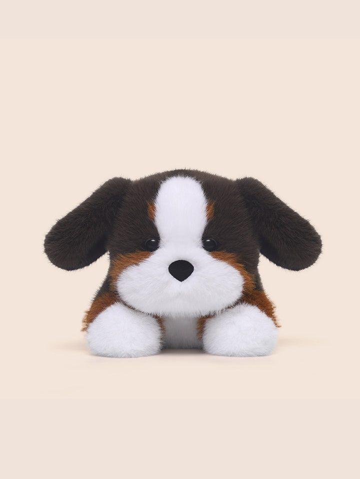 Lying Bernese Mountain Dog Plush Toy
