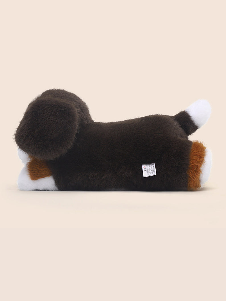 Lying Bernese Mountain Dog Plush Toy