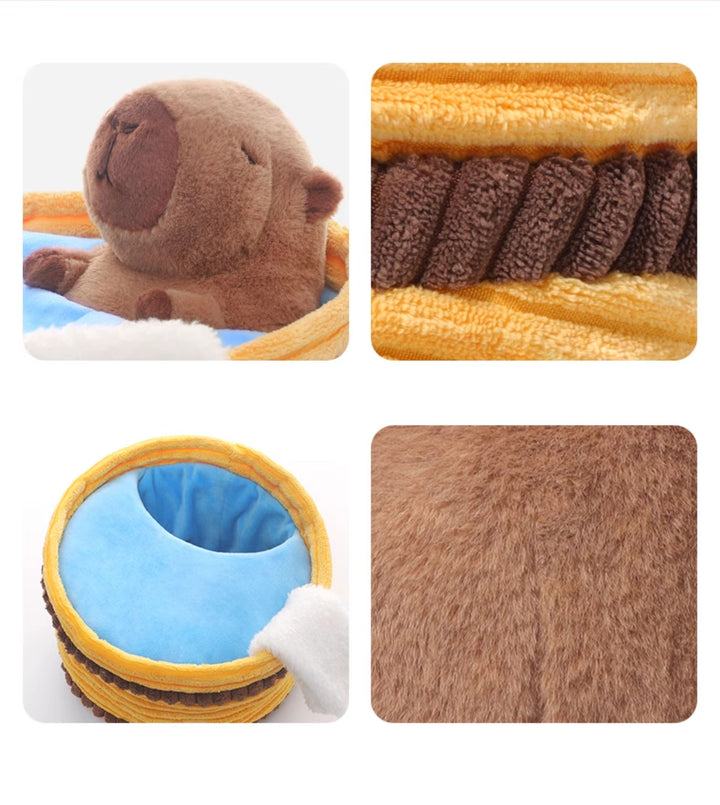 Bathing Capybara Plush Toy
