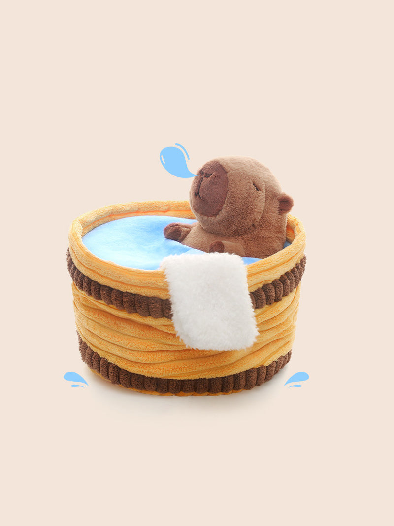 Bathing Capybara Plush Toy