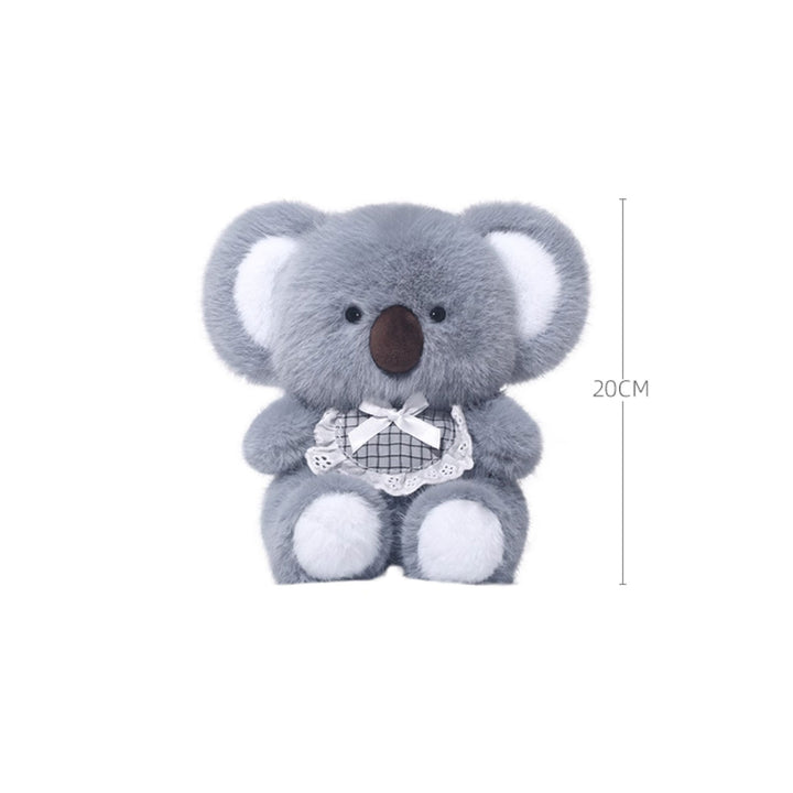 Plaid Bow Koala Plush Toy