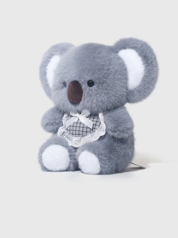 Plaid Bow Koala Plush Toy