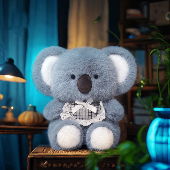 Plaid Bow Koala Plush Toy