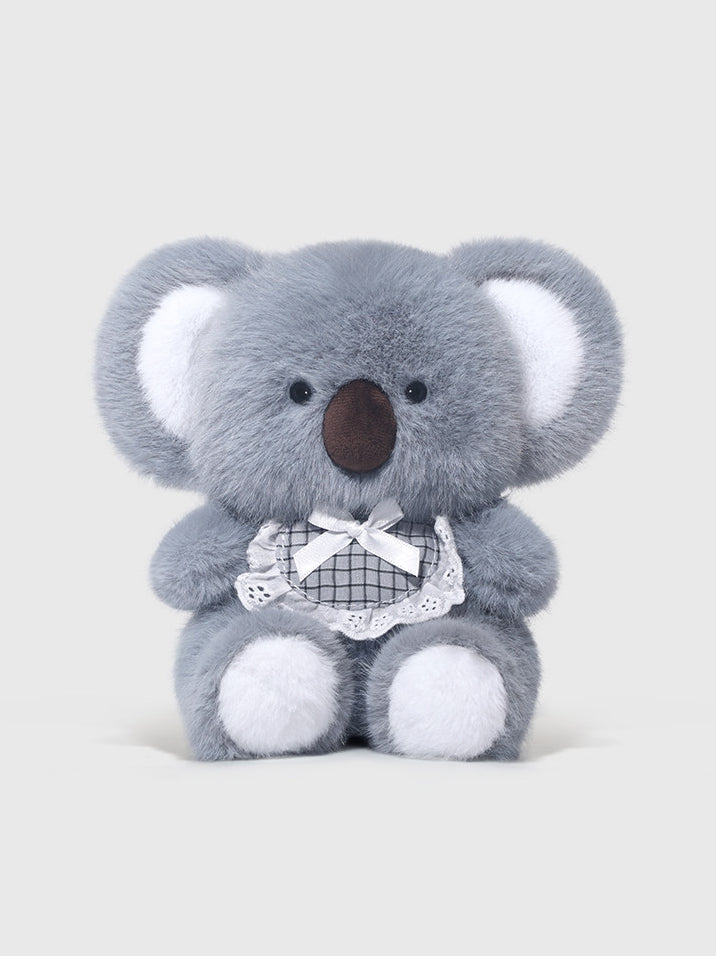 Plaid Bow Koala Plush Toy