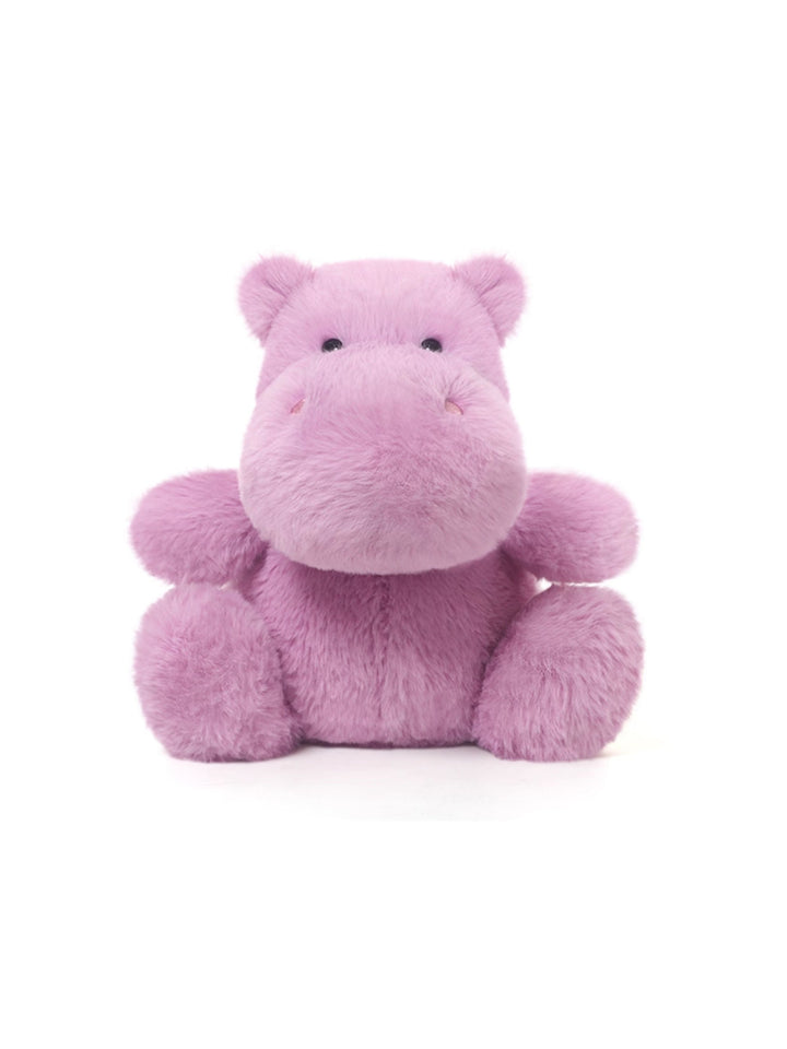 Chubby Pink Hippo Plush Toy