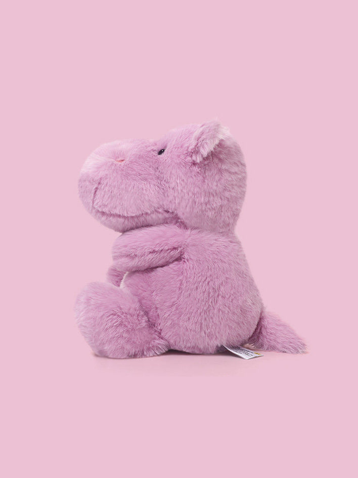 Chubby Pink Hippo Plush Toy