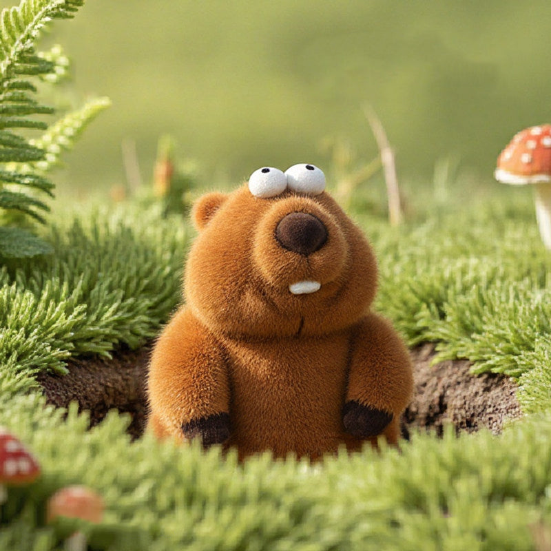 Goofy Groundhog Plush Toy