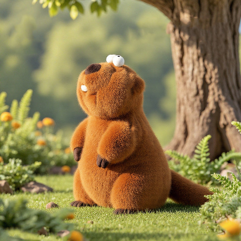 Goofy Groundhog Plush Toy