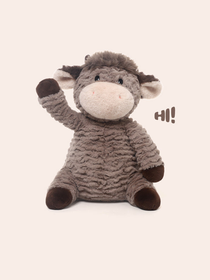 Shaggy Highland Cow Plush Toy