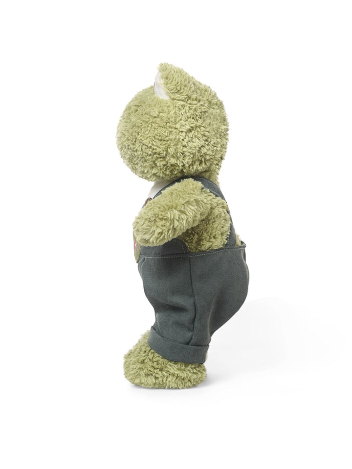 Frog Plush Toy in Overalls