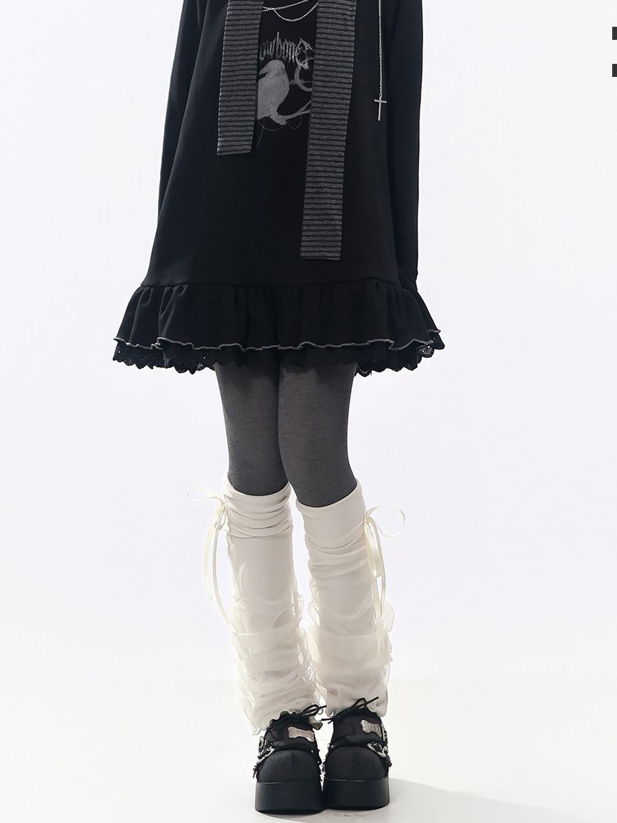 Paneled Decorative Leg Warmers