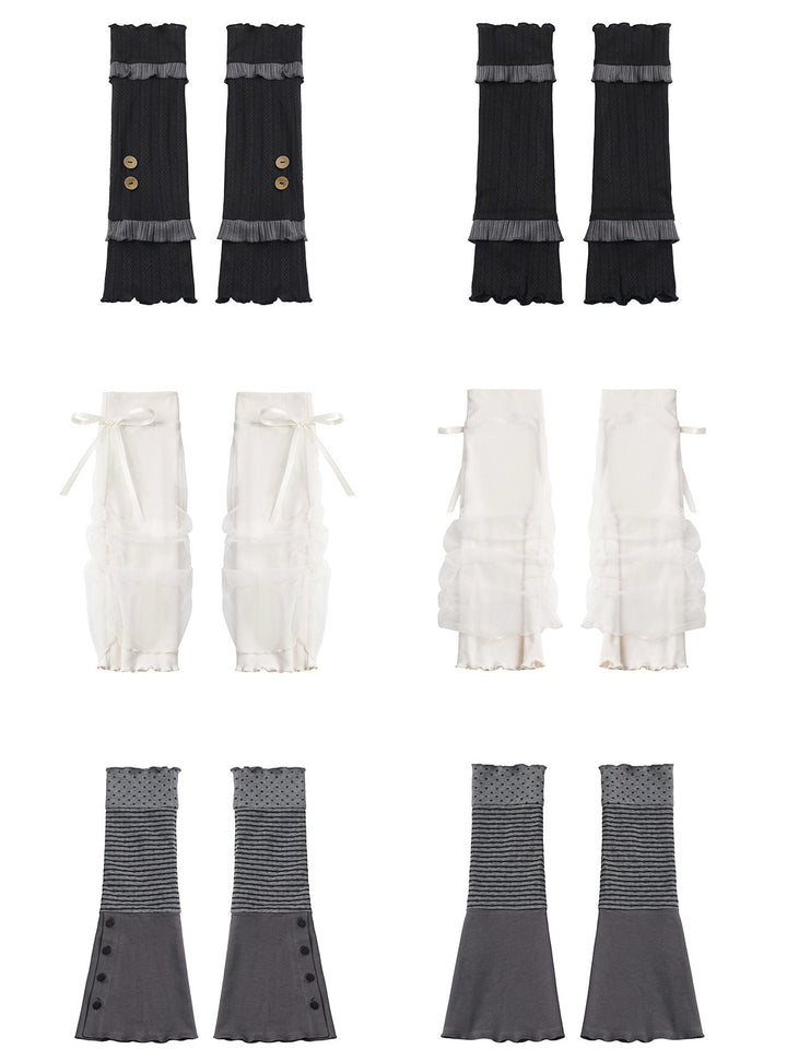 Paneled Decorative Leg Warmers