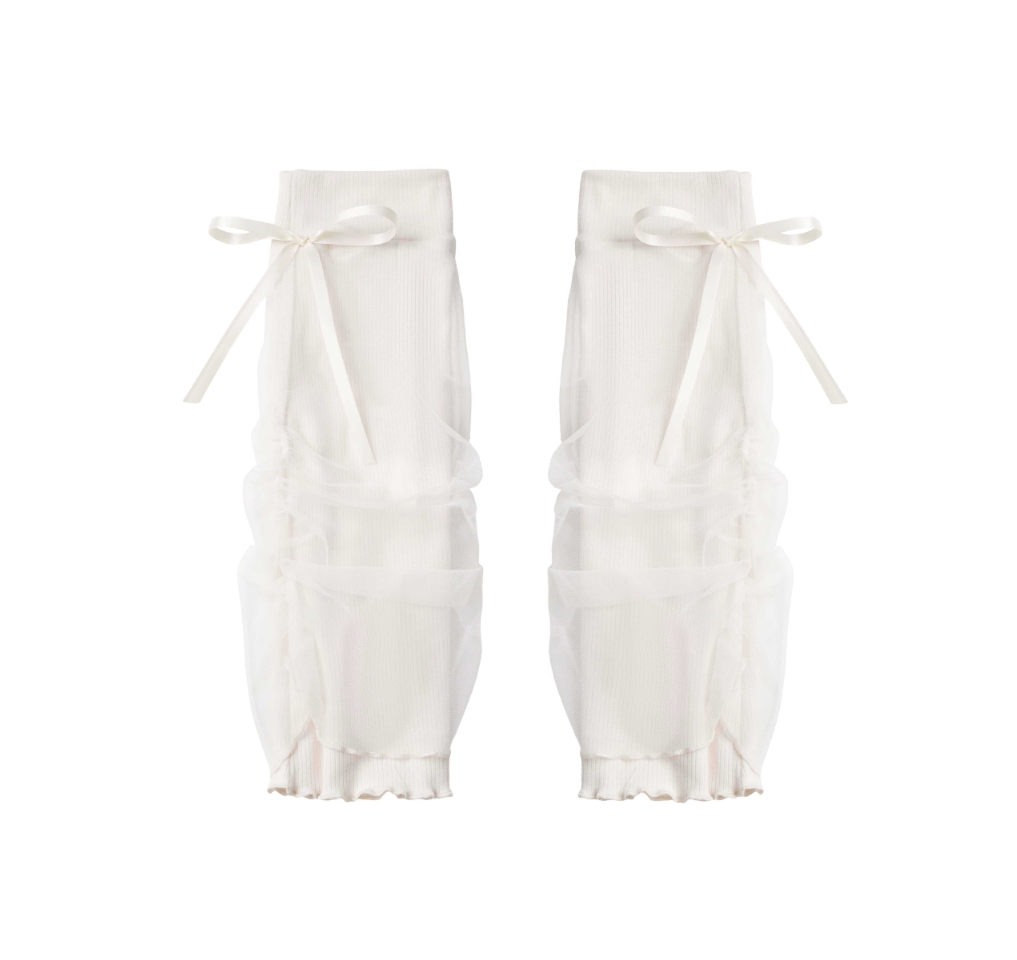 Paneled Decorative Leg Warmers