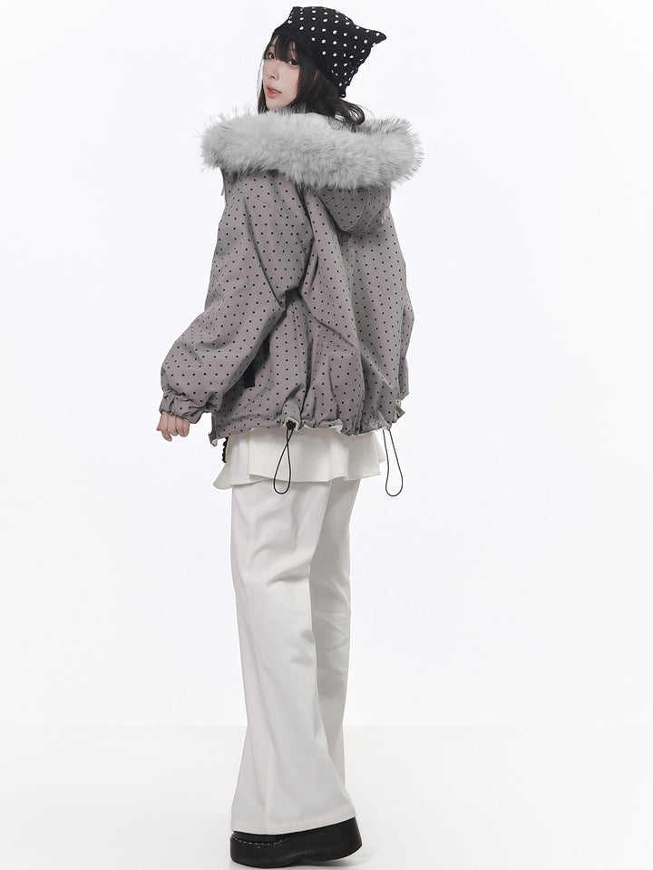White Full-Length Flare Pants