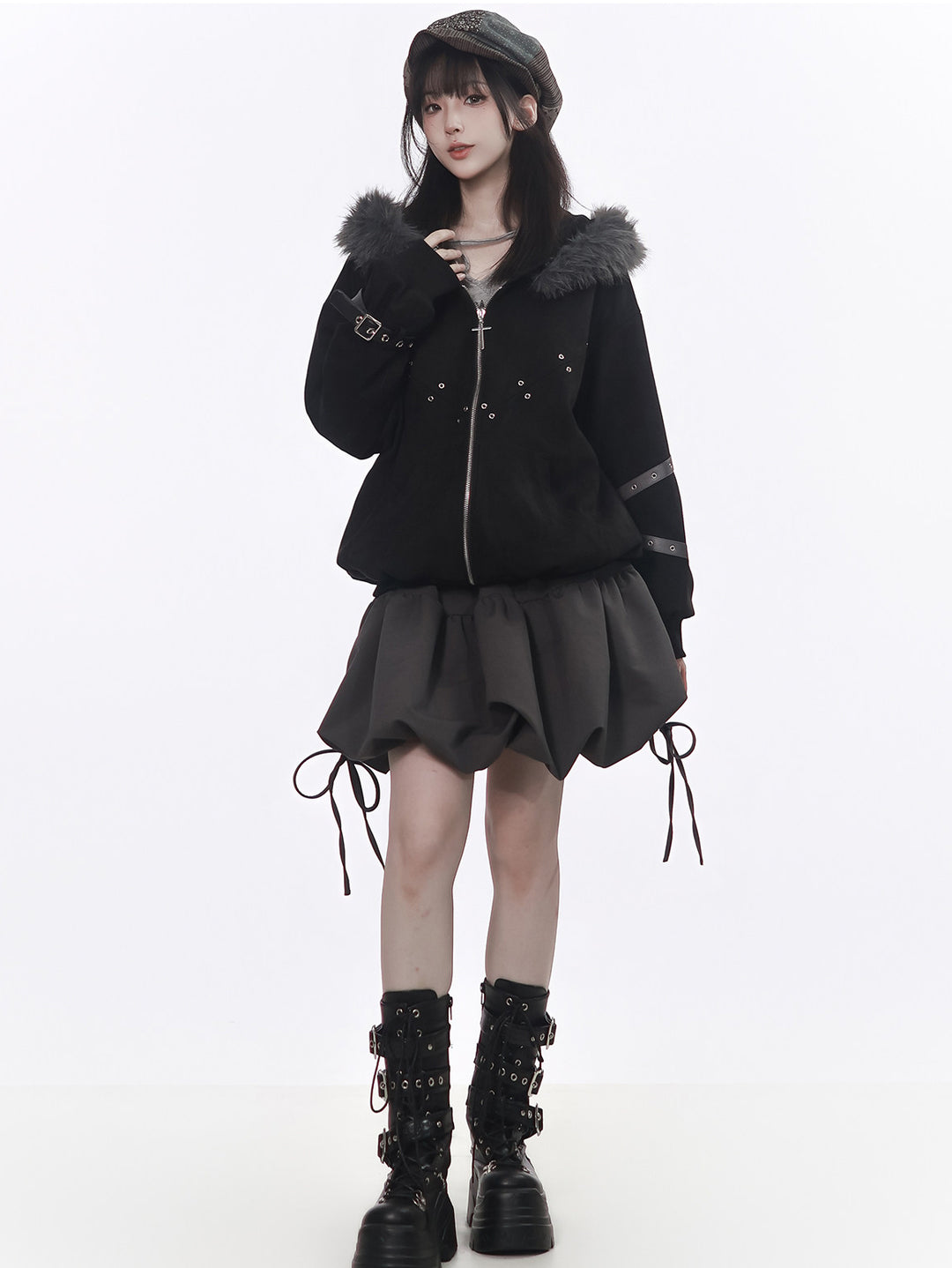 Gothic Buckle Bloomer Shorts