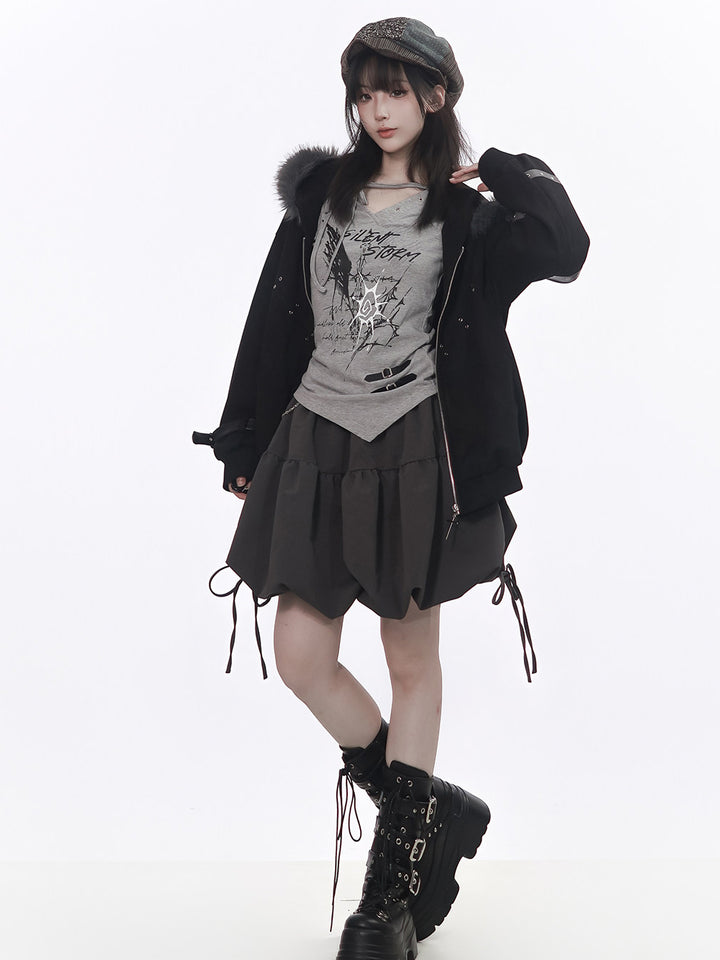 Gothic Buckle Bloomer Shorts