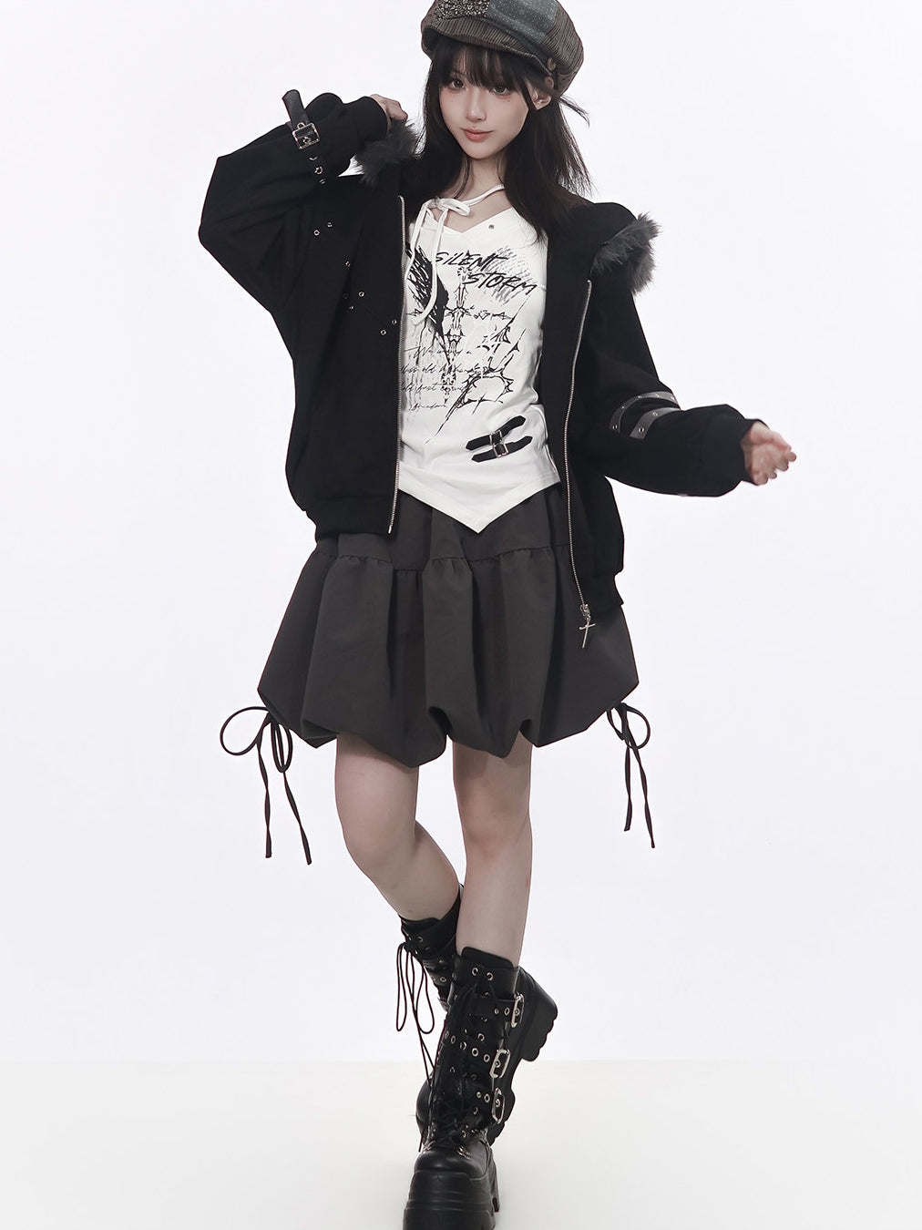 Gothic Buckle Bloomer Shorts