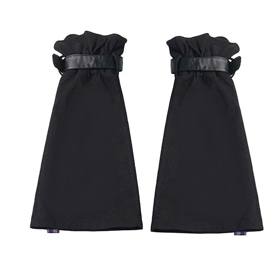 Gothic Plaid Buckle Leg Warmers