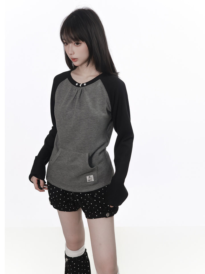 Celestial Raglan Pocket Top