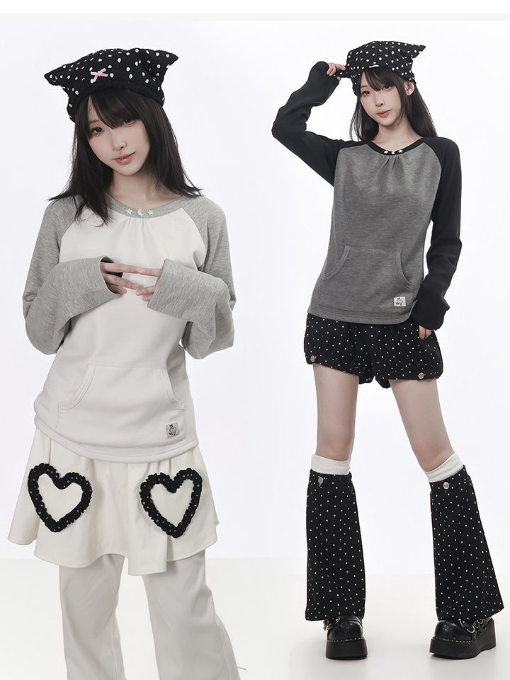 Celestial Raglan Pocket Top