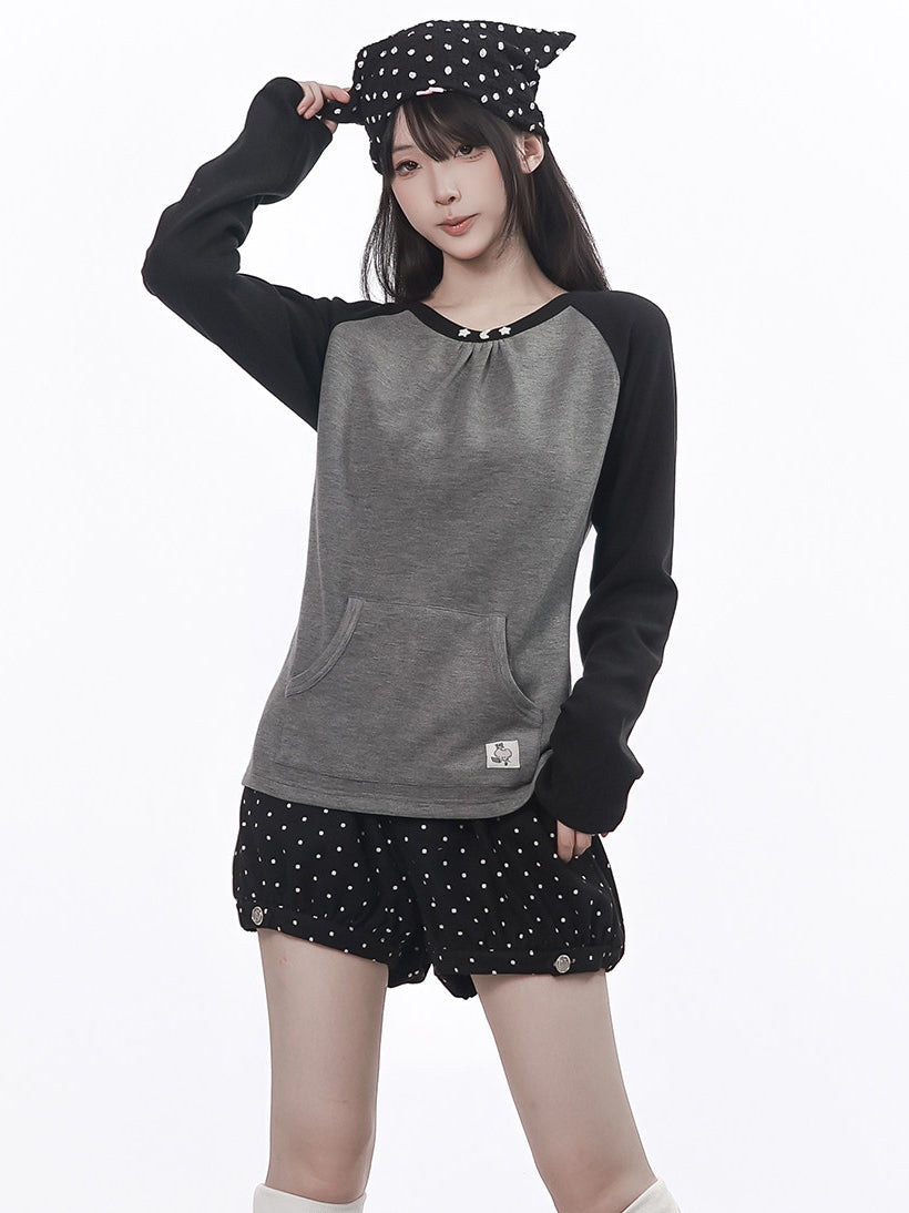 Celestial Raglan Pocket Top