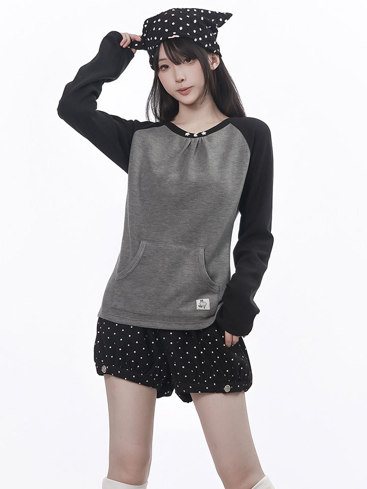 Celestial Raglan Pocket Top