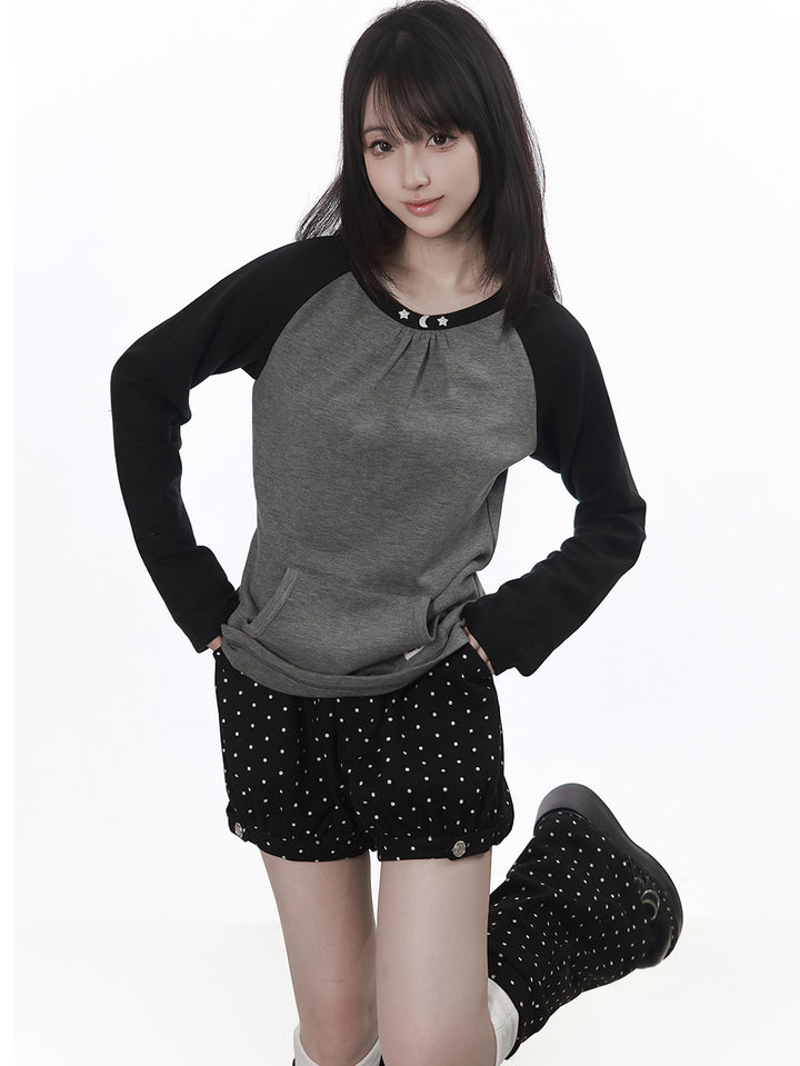 Celestial Raglan Pocket Top