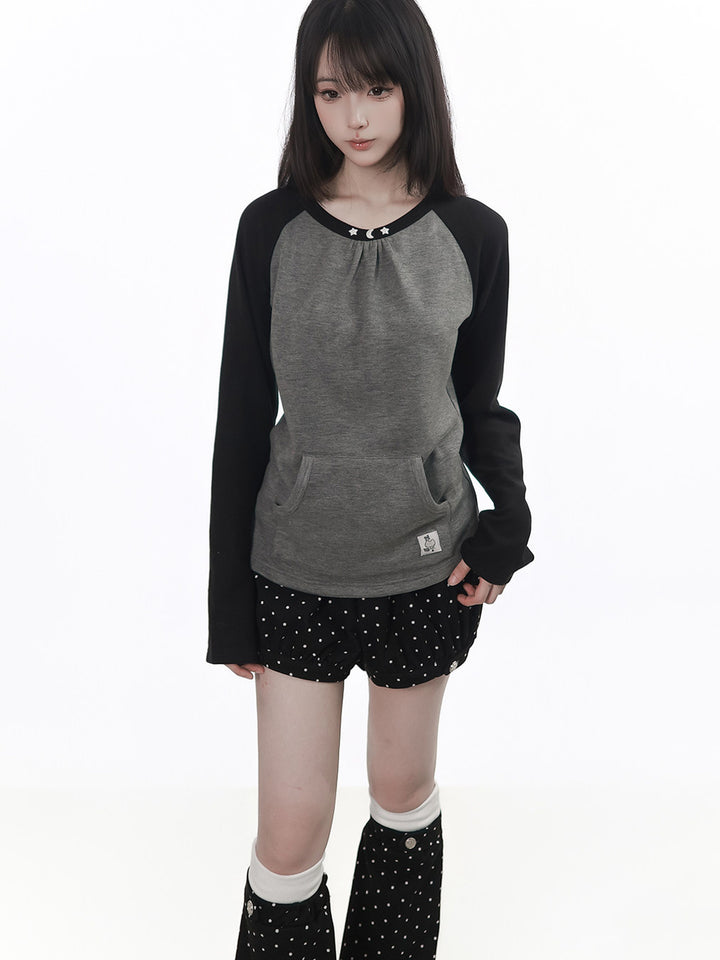Celestial Raglan Pocket Top