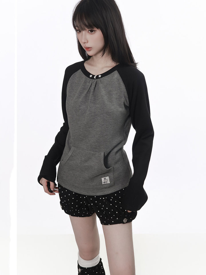 Celestial Raglan Pocket Top