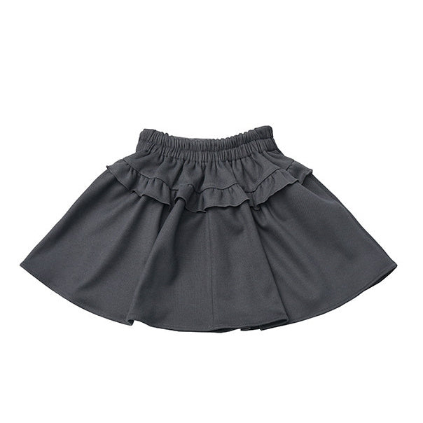 Preppy Bow Ruffle Mini Skirt