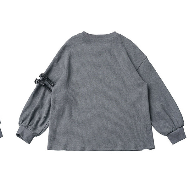 Gothic Spiderweb Graphic Sweatshirt